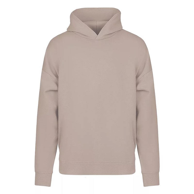 BIG HOODY, široka dukserica sa kapuljačom od organskog pamuka, 300 g/m2, svetlo braon