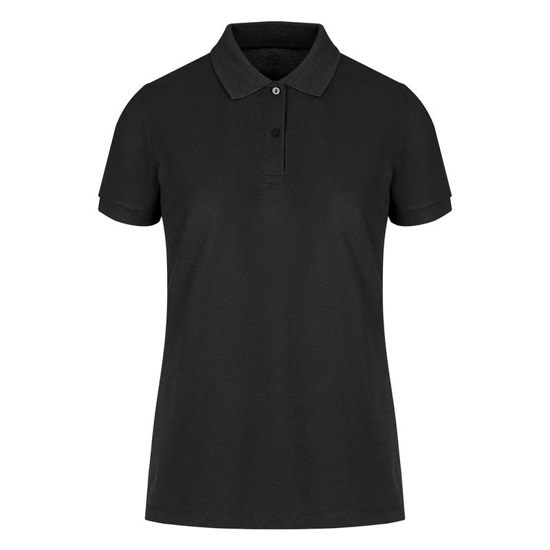 GO GREEN LADY, ženska polo majica, 180 g/m2, crna