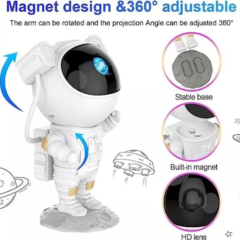 Noćno LED svetlo  – projektor Astronaut