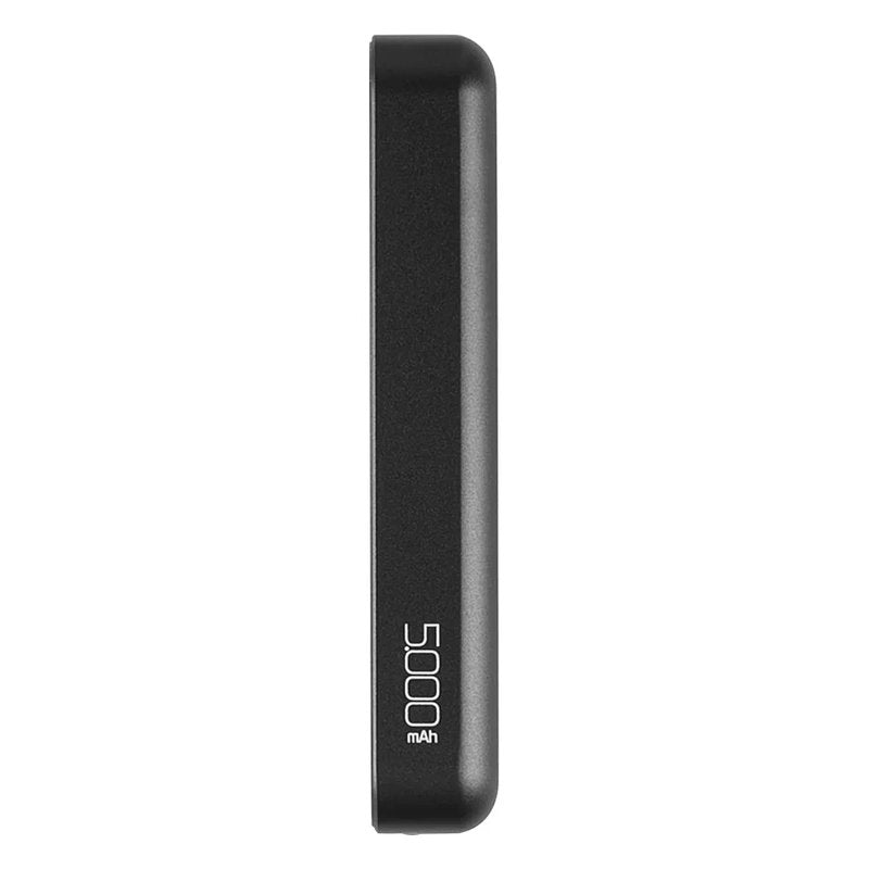 BOUNCE PD, pomoćna baterija sa magnetom, 5.000 mah, bežično punjenje, 15w, tamno siva