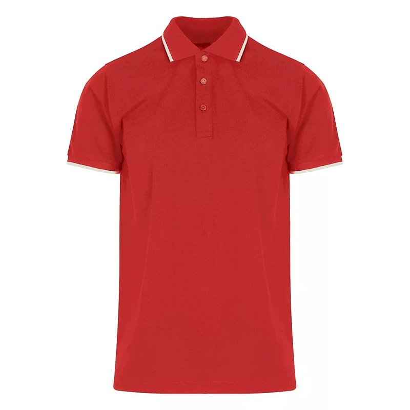 ATLANTIC, polo majica, 190 g/m2, crvena