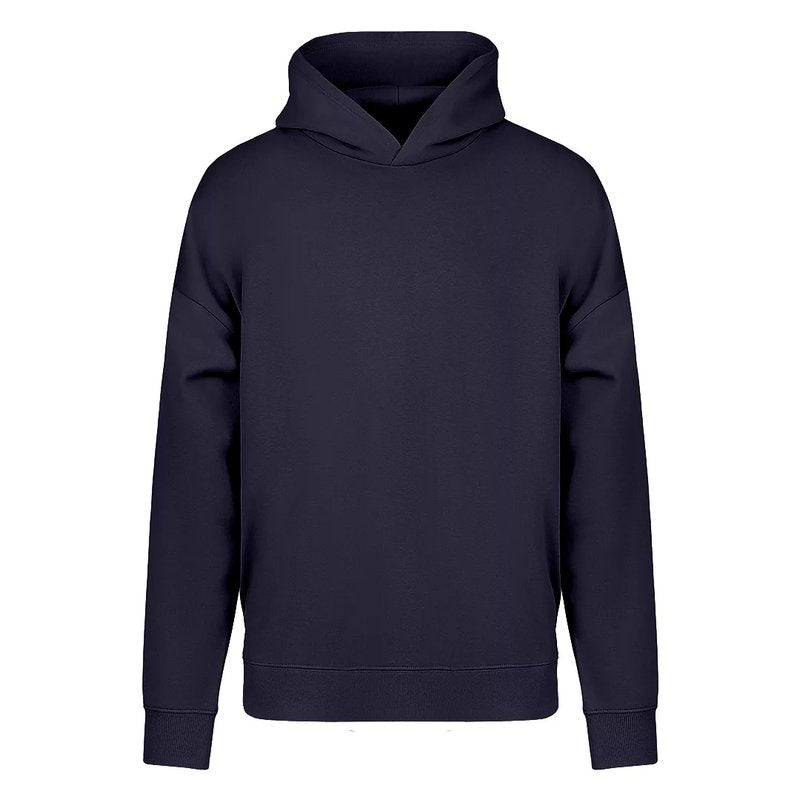 BIG HOODY, široka dukserica sa kapuljačom od organskog pamuka, 300 g/m2, plava