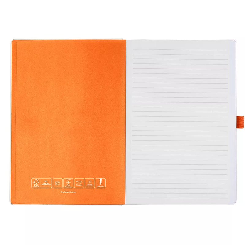 CODE WHITE, notes a5, narandžasti