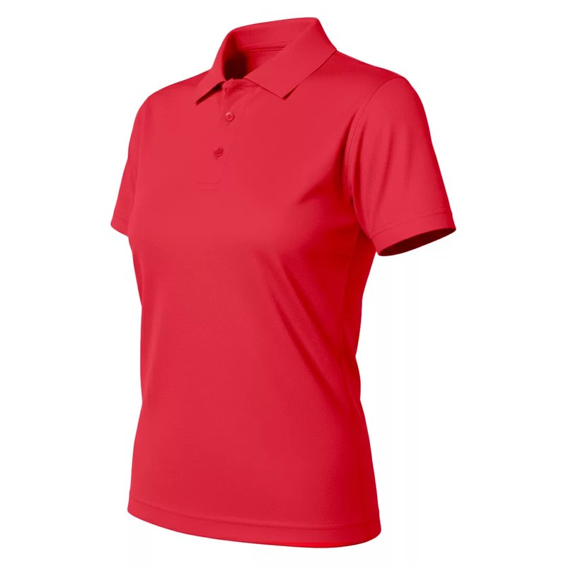 LACROSS LADY, ženska sportska polo majica, 130 g/m2, crvena