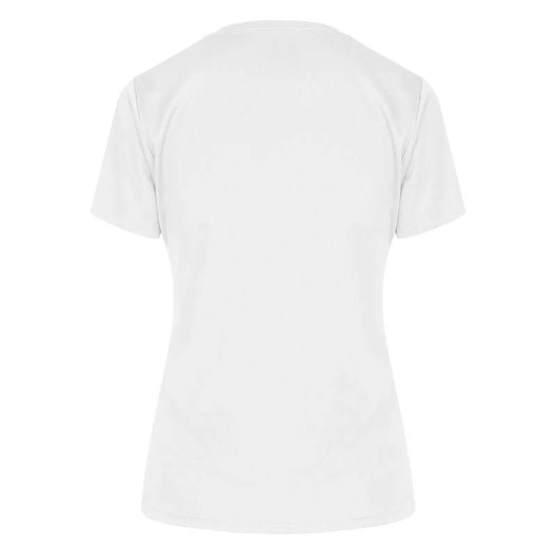 CROSSFIT LADY, ženska sportska majica kratkih rukava, 130 g/m2, bela