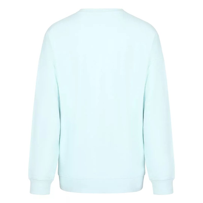 BIG, unisex široka dukserica od organskog pamuka, 300 g/m2, svetlo plava