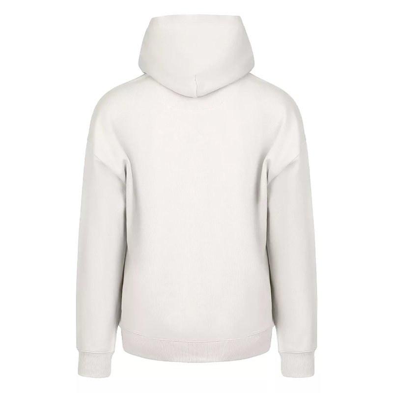 BIG HOODY, široka dukserica sa kapuljačom od organskog pamuka, 300 g/m2, krem-bela