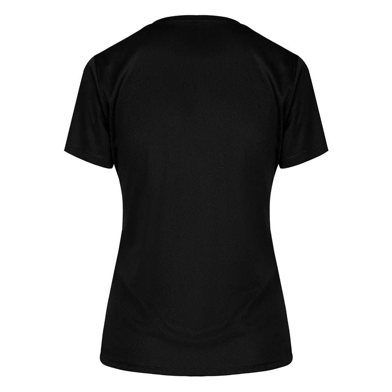 CROSSFIT LADY, ženska sportska majica kratkih rukava, 130 g/m2, crna