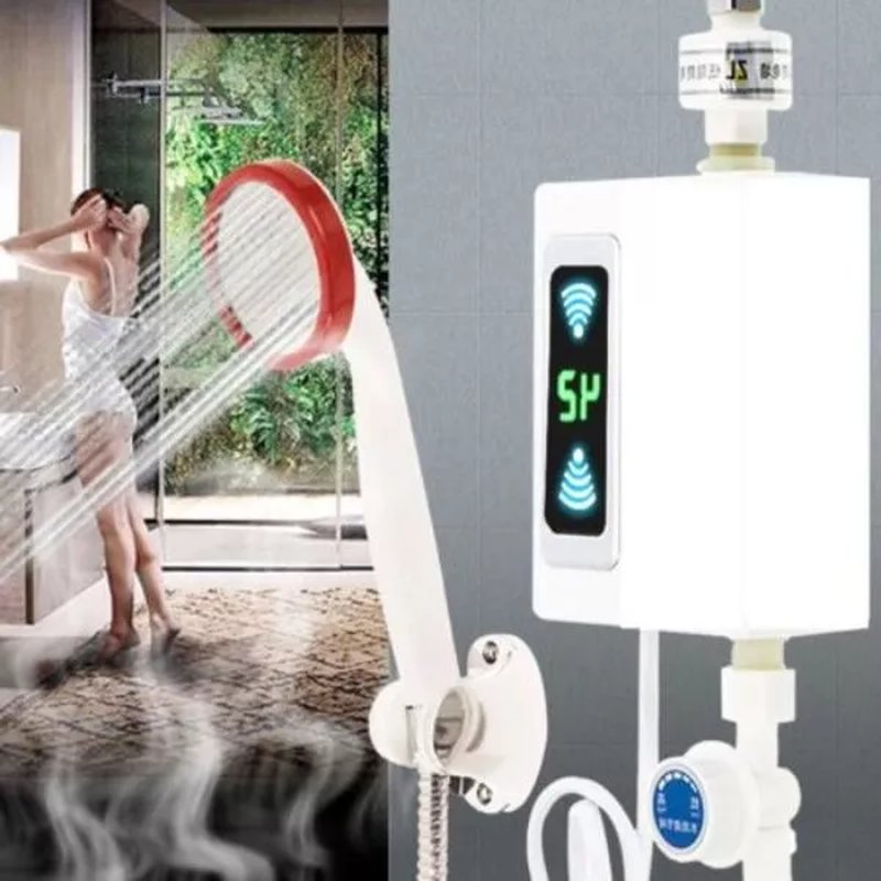 Električni protočni bojler sa LCD ekranom sa tušem – KSCB-001