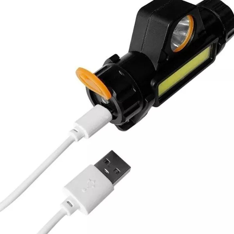 Mini COB LED USB punjiva lampa za glavu