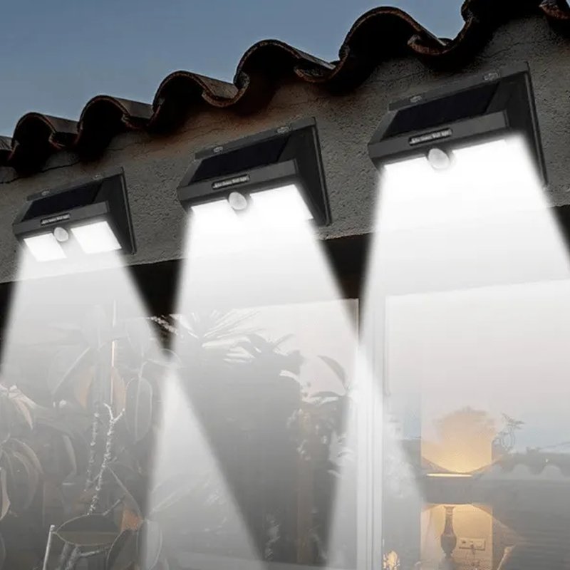 Dupli LED solarni reflektor sa senzorom
