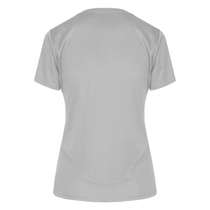 CROSSFIT LADY, ženska sportska majica kratkih rukava, 130 g/m2, siva