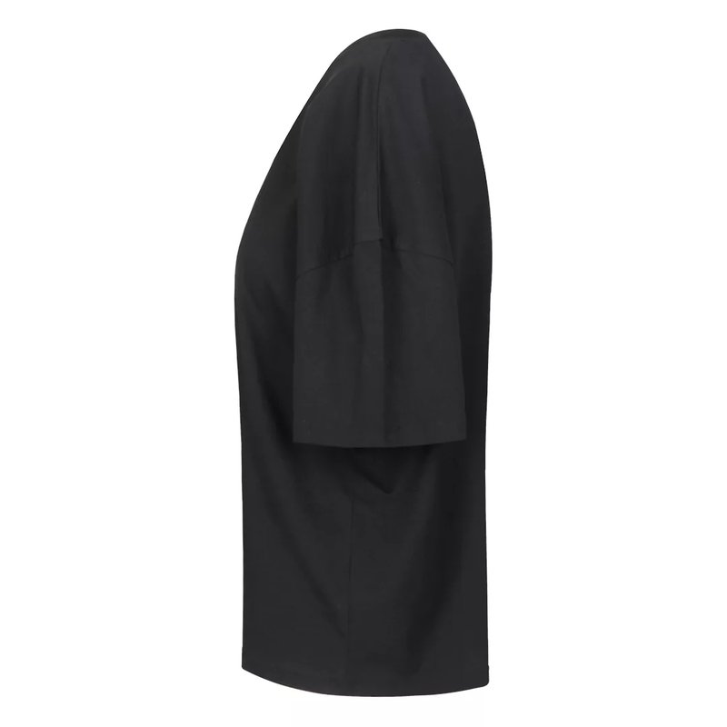 BIG T, široka majica od organskog pamuka, 220 g/m2, crna