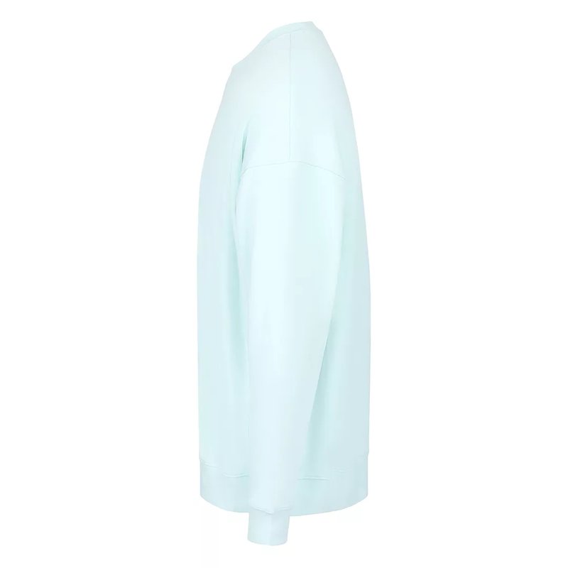 BIG, unisex široka dukserica od organskog pamuka, 300 g/m2, svetlo plava