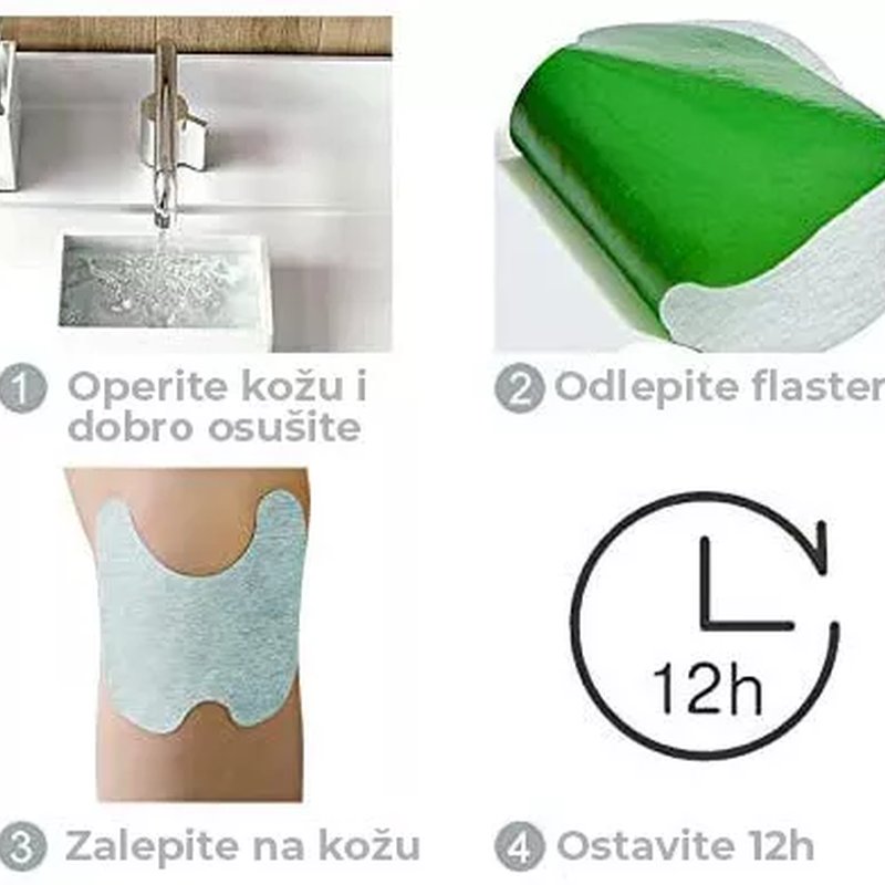 Knee patch – flasteri za bolove u kolenima