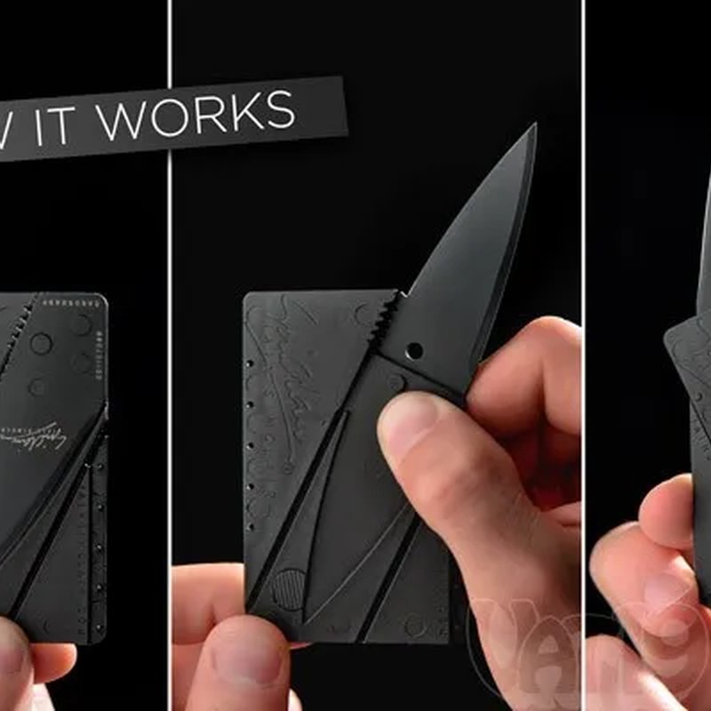 Cardsharp – Rasklopivi nož u veličini kreditne kartice (2 za 810din!)