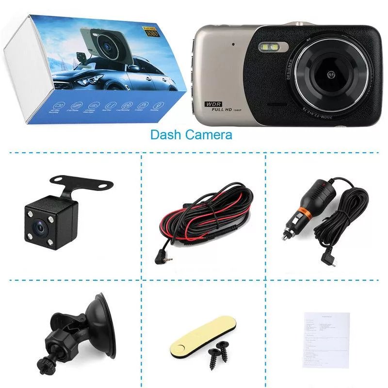 Auto kamera Full HD 4″ sa parking kamerom